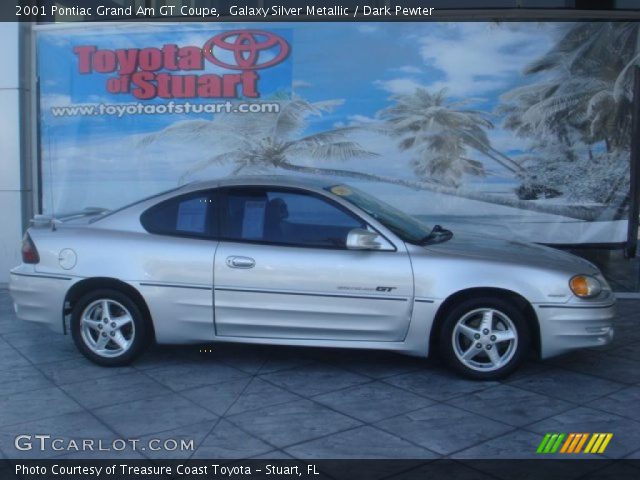 2001 Pontiac Grand Am GT Coupe in Galaxy Silver Metallic