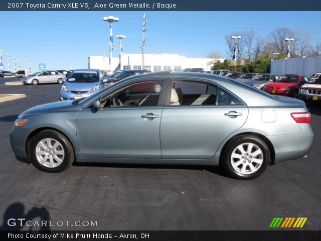 2007 Toyota Camry XLE V6 in Aloe Green Metallic