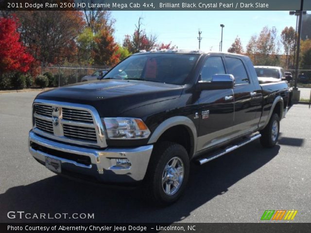 2011 Dodge Ram 2500 HD Laramie Mega Cab 4x4 in Brilliant Black Crystal Pearl