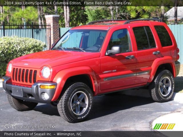 2004 Jeep Liberty Sport 4x4 Columbia Edition in Flame Red
