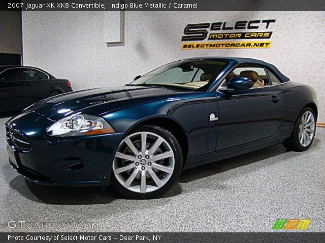 2007 Jaguar XK XK8 Convertible in Indigo Blue Metallic