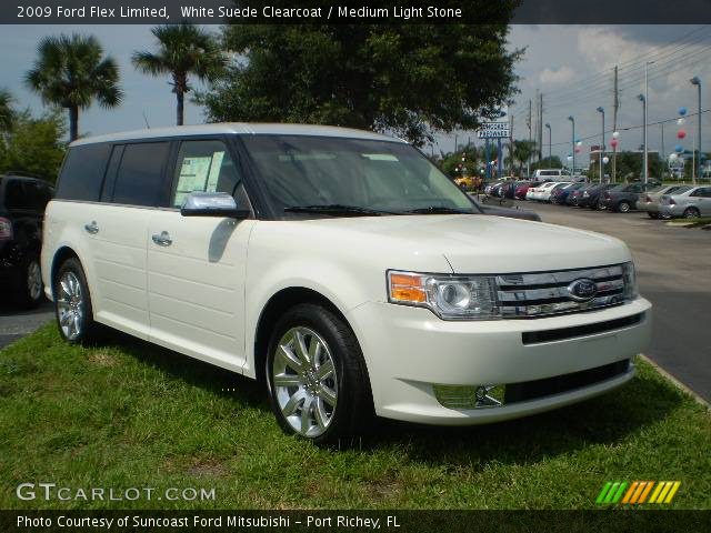 2009 Ford Flex Limited in White Suede Clearcoat