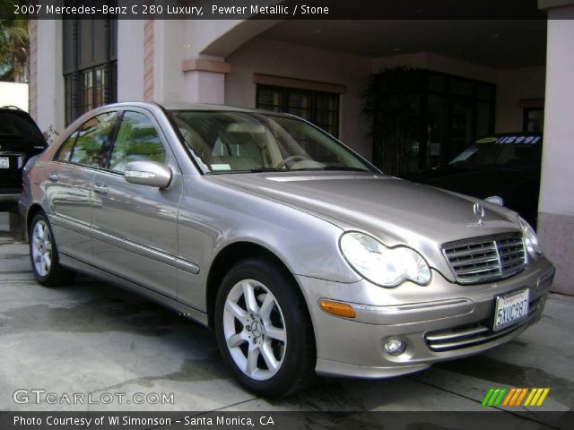 2007 Mercedes-Benz C 280 Luxury in Pewter Metallic