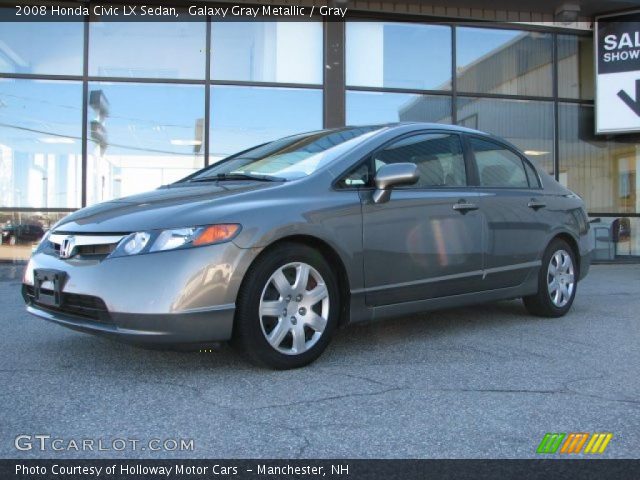 2008 Honda Civic LX Sedan in Galaxy Gray Metallic