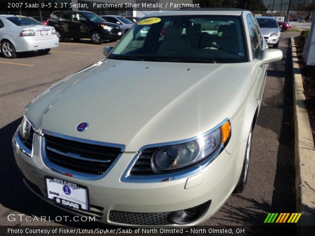 2007 Saab 9-5 2.3T Sedan in Parchment Silver Metallic