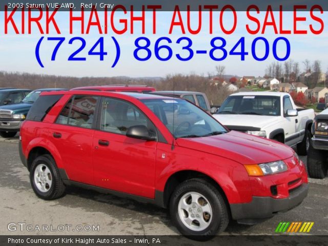 2003 Saturn VUE AWD in Red