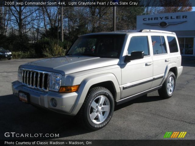 2008 Jeep Commander Sport 4x4 in Light Graystone Pearl