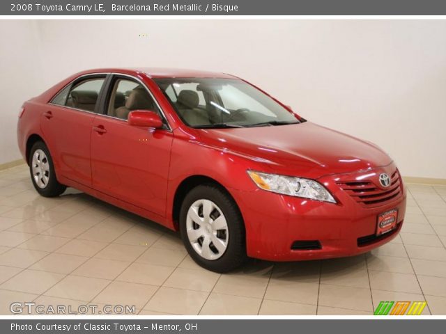 2008 Toyota Camry LE in Barcelona Red Metallic