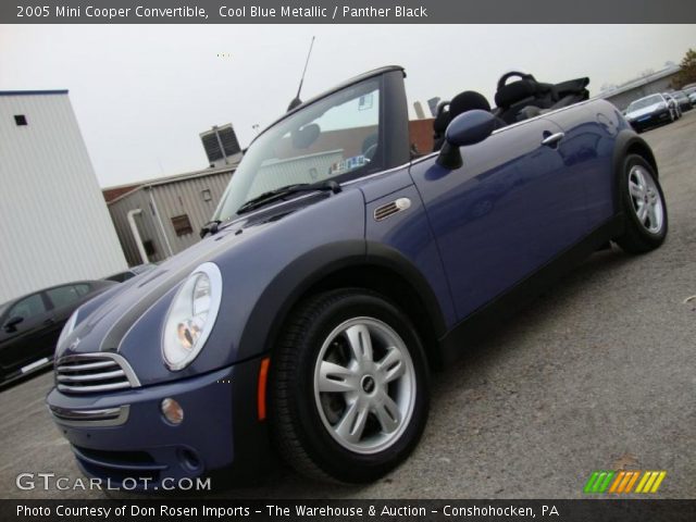2005 Mini Cooper Convertible in Cool Blue Metallic