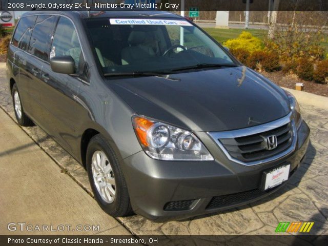 2008 Honda Odyssey EX-L in Nimbus Gray Metallic