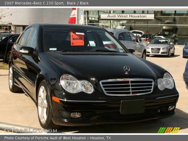 2007 Mercedes-Benz C 230 Sport in Black