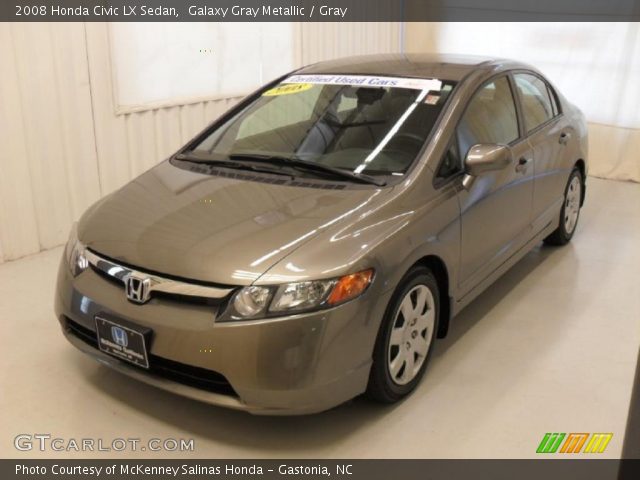 2008 Honda Civic LX Sedan in Galaxy Gray Metallic