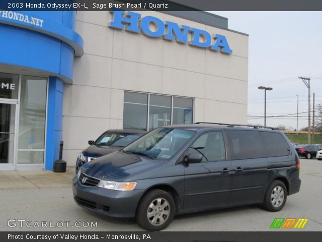 2003 Honda Odyssey EX-L in Sage Brush Pearl