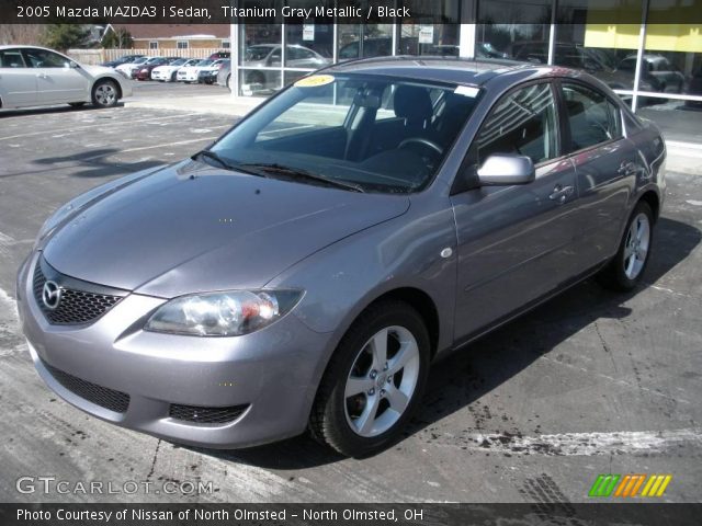 2005 Mazda MAZDA3 i Sedan in Titanium Gray Metallic