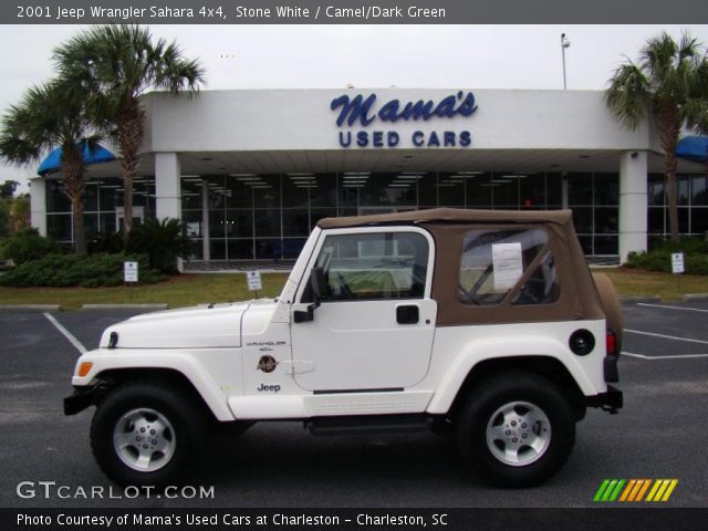 2001 Jeep Wrangler Sahara 4x4 in Stone White