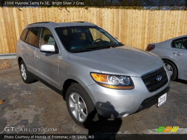 2008 Hyundai Santa Fe SE in Bright Silver