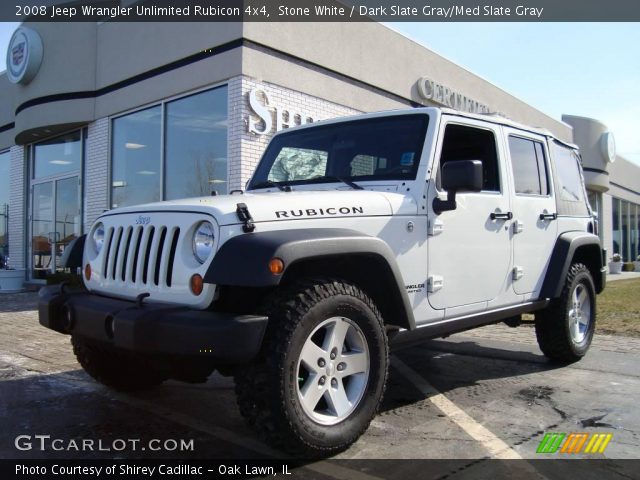 2008 Jeep Wrangler Unlimited Rubicon 4x4 in Stone White