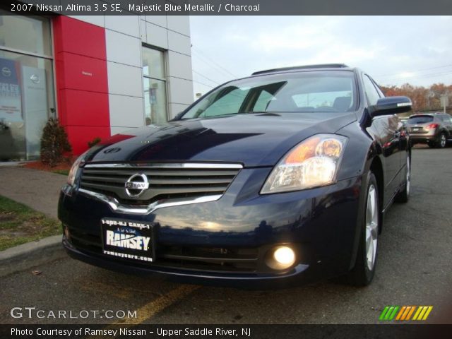 2007 Nissan Altima 3.5 SE in Majestic Blue Metallic