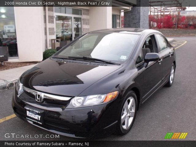 2008 Honda Civic EX Sedan in Nighthawk Black Pearl