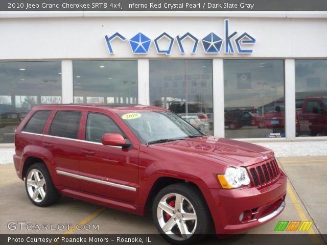 2010 Jeep Grand Cherokee SRT8 4x4 in Inferno Red Crystal Pearl