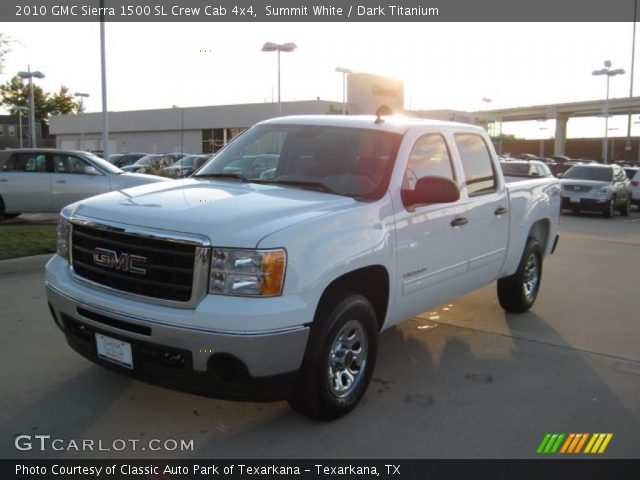 2010 GMC Sierra 1500 SL Crew Cab 4x4 in Summit White