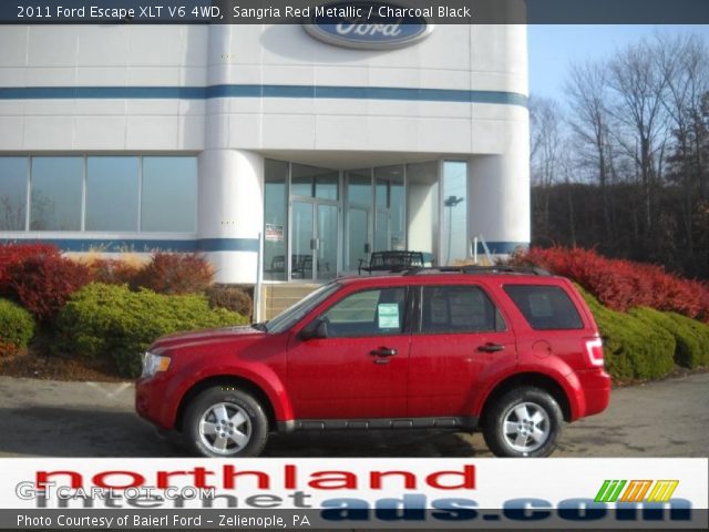 2011 Ford Escape XLT V6 4WD in Sangria Red Metallic