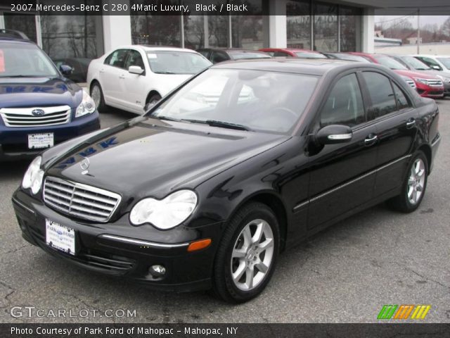 2007 Mercedes-Benz C 280 4Matic Luxury in Black