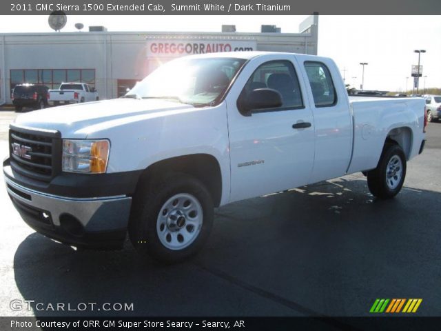 2011 GMC Sierra 1500 Extended Cab in Summit White