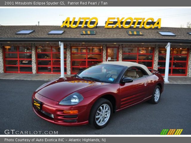 2001 Mitsubishi Eclipse Spyder GS in Patriot Red Pearl