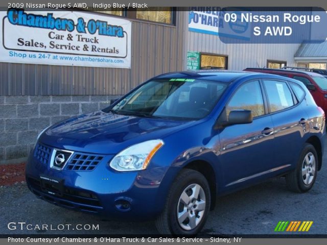 2009 Nissan Rogue S AWD in Indigo Blue
