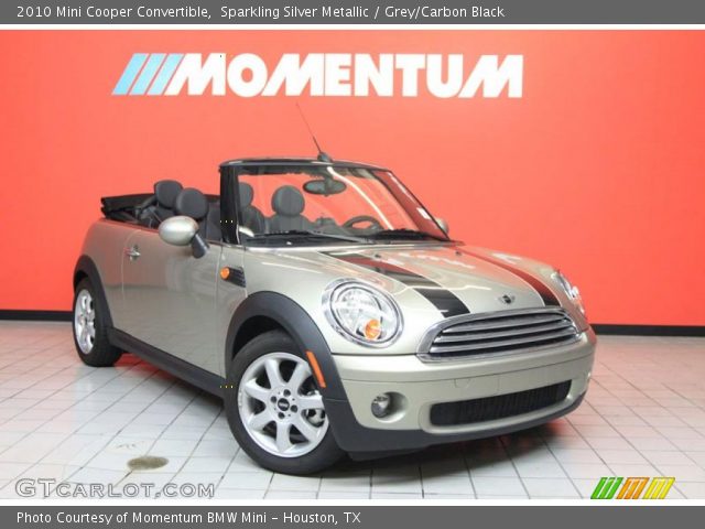 2010 Mini Cooper Convertible in Sparkling Silver Metallic