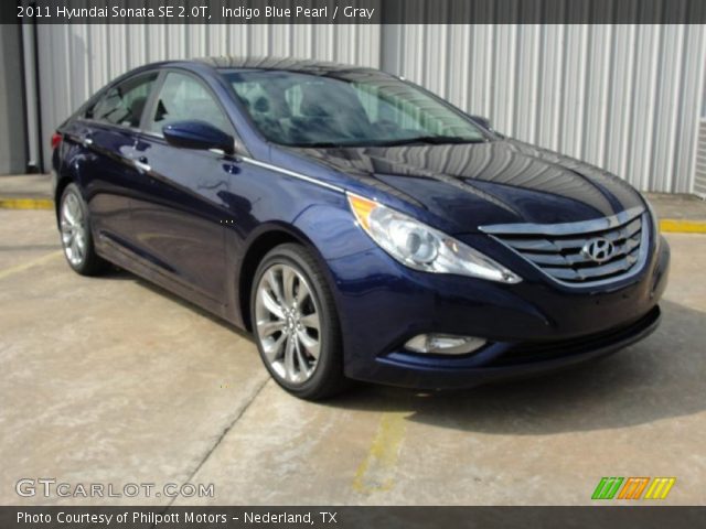 2011 Hyundai Sonata SE 2.0T in Indigo Blue Pearl