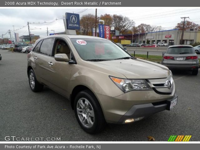 2008 Acura MDX Technology in Desert Rock Metallic