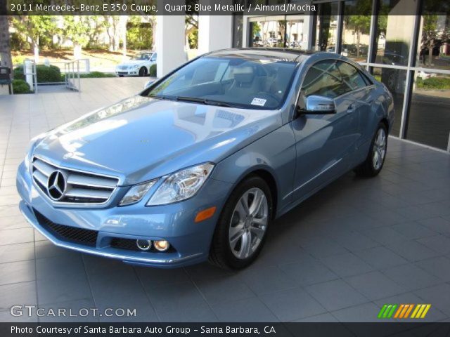 2011 Mercedes-Benz E 350 Coupe in Quartz Blue Metallic