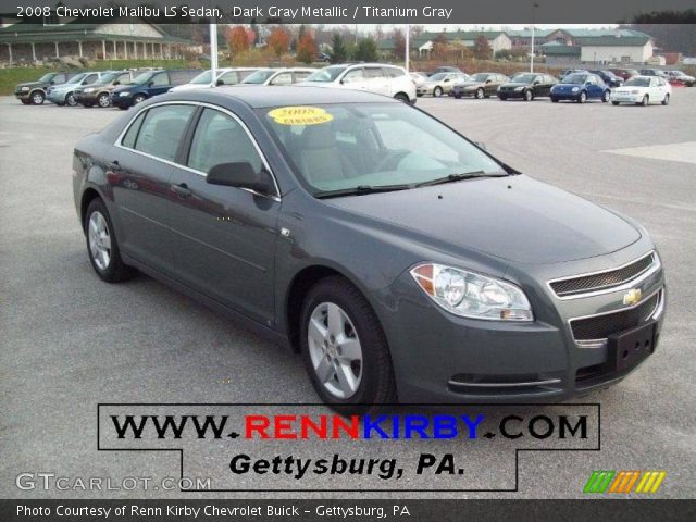 2008 Chevrolet Malibu LS Sedan in Dark Gray Metallic