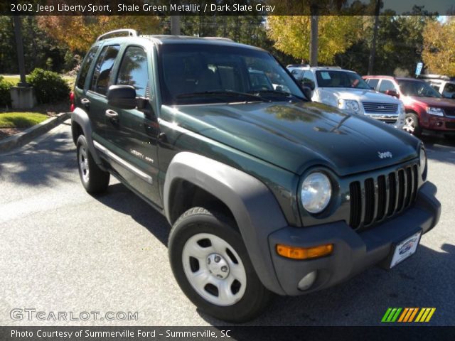 2002 Jeep Liberty Sport in Shale Green Metallic