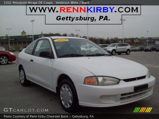 2002 Mitsubishi Mirage DE Coupe in Innsbruck White