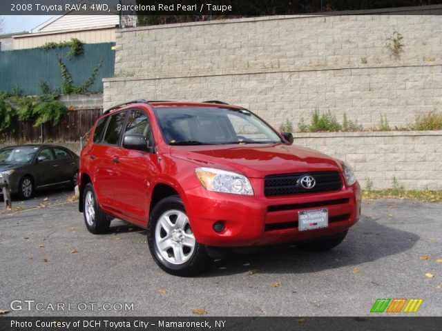 2008 Toyota RAV4 4WD in Barcelona Red Pearl