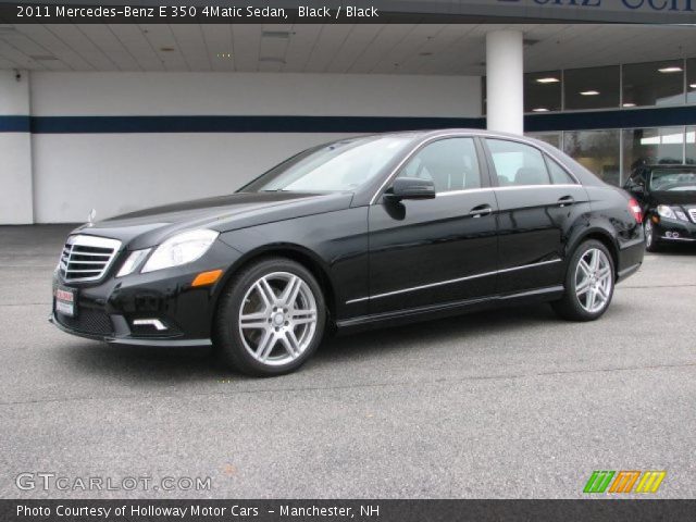 2011 Mercedes-Benz E 350 4Matic Sedan in Black