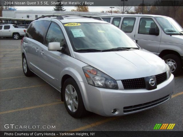 2004 Nissan Quest 3.5 SE in Silver Mist Metallic