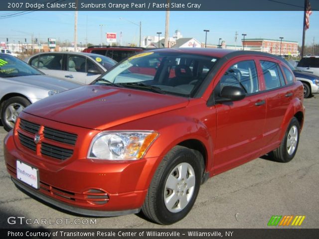 2007 Dodge Caliber SE in Sunburst Orange Pearl