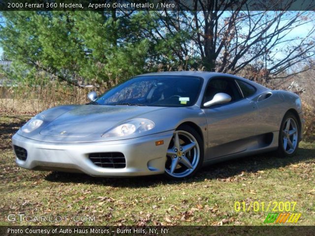 2000 Ferrari 360 Modena in Argento (Silver Metallic)