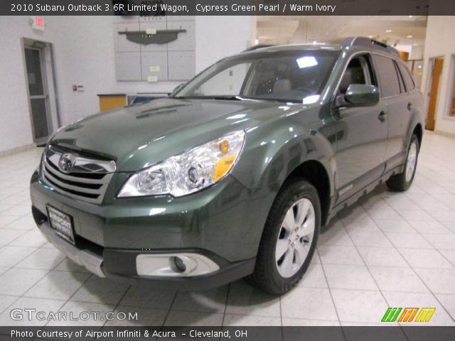 2010 Subaru Outback 3.6R Limited Wagon in Cypress Green Pearl