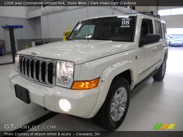 2008 Jeep Commander Limited 4x4 in Stone White