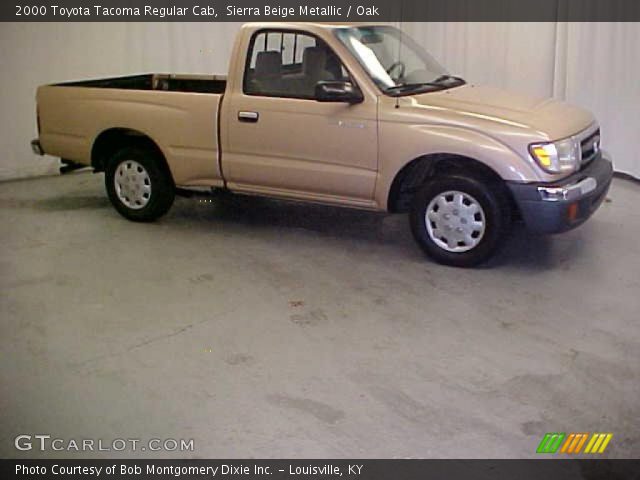 2000 Toyota Tacoma Regular Cab in Sierra Beige Metallic