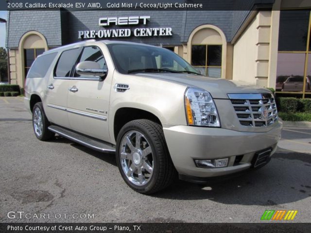 2008 Cadillac Escalade ESV AWD in Gold Mist