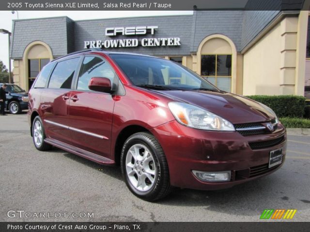 2005 Toyota Sienna XLE Limited in Salsa Red Pearl