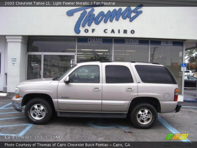 2003 Chevrolet Tahoe LS in Light Pewter Metallic