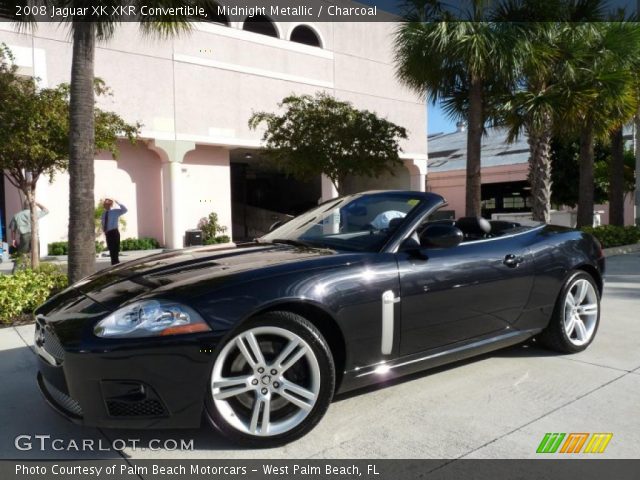 2008 Jaguar XK XKR Convertible in Midnight Metallic