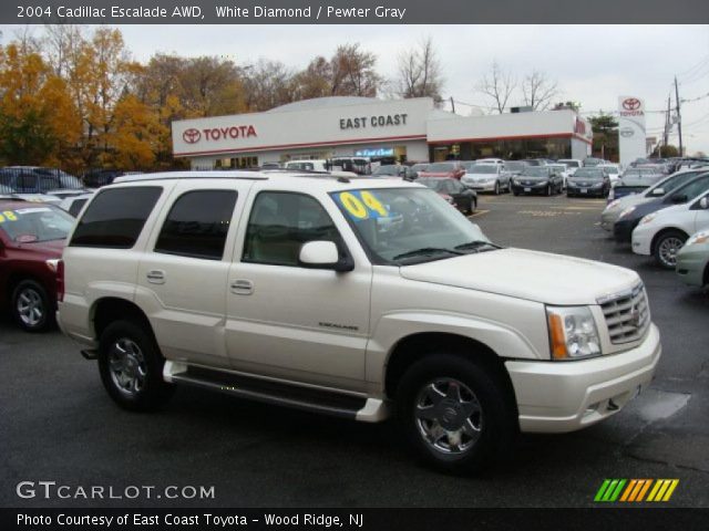 2004 Cadillac Escalade AWD in White Diamond